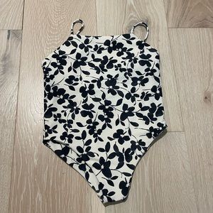 Kids Skatie Greenwich print black and white floral